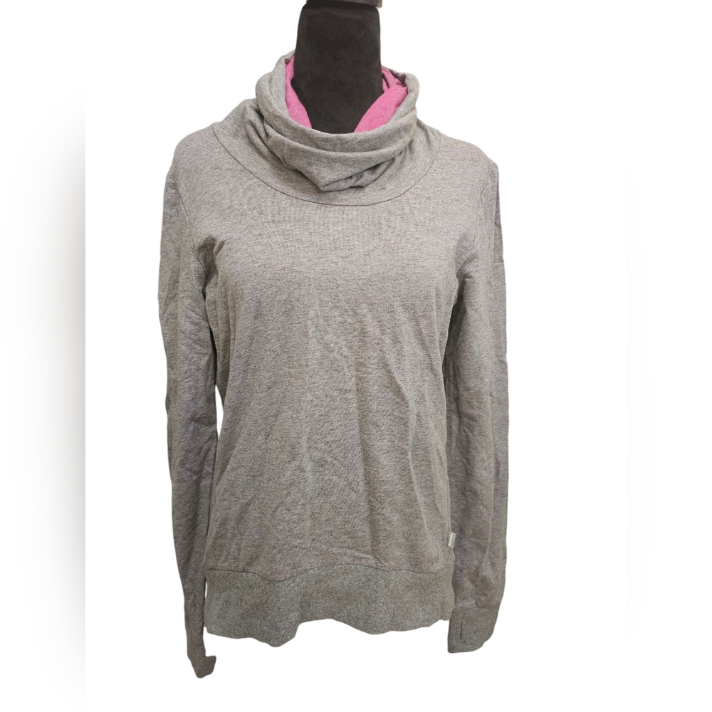 NWT Bench Clothing Two-Tone Cowl Neck Cotton Pullover Small